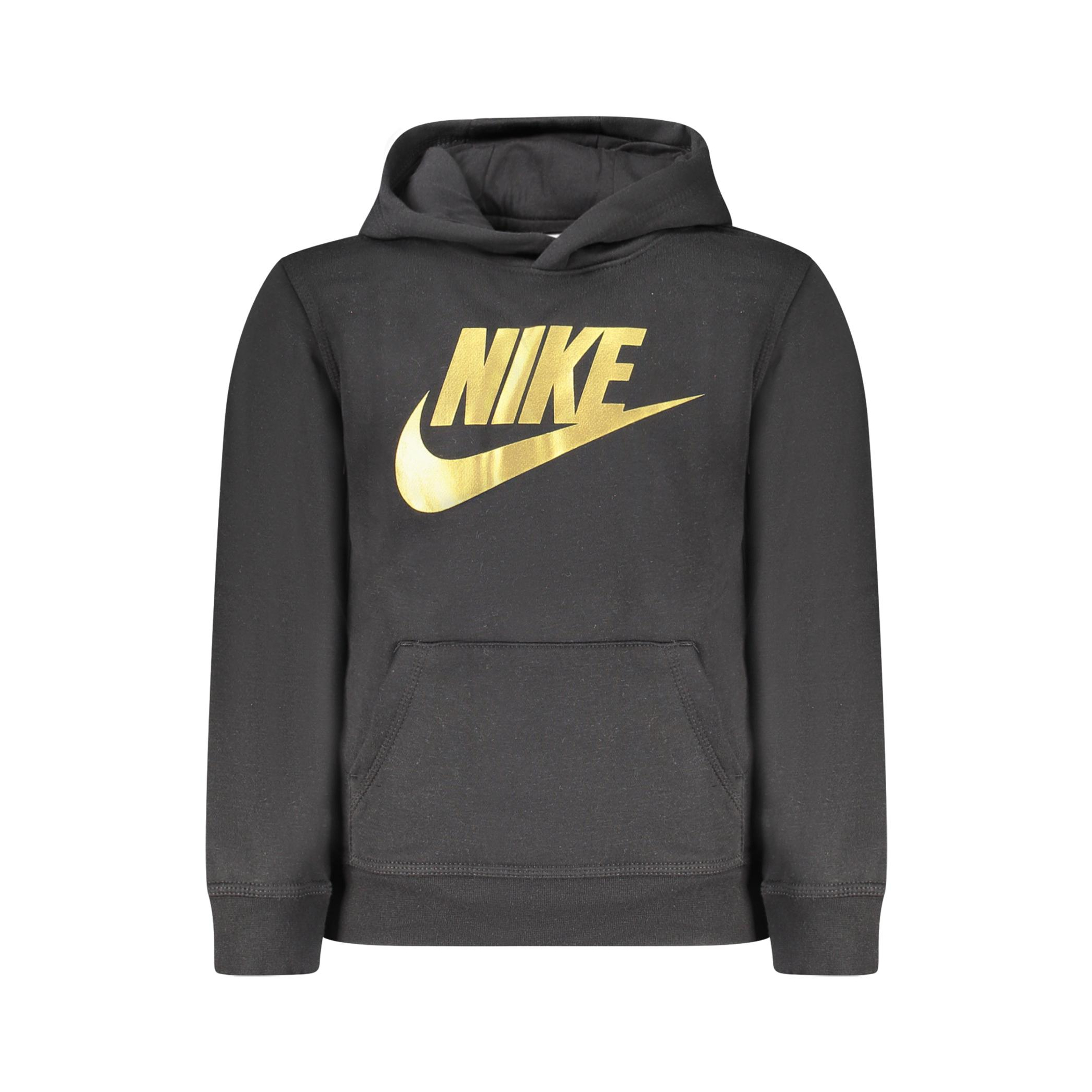 Снимка на Детски черен суитшърт с цип  NIKE