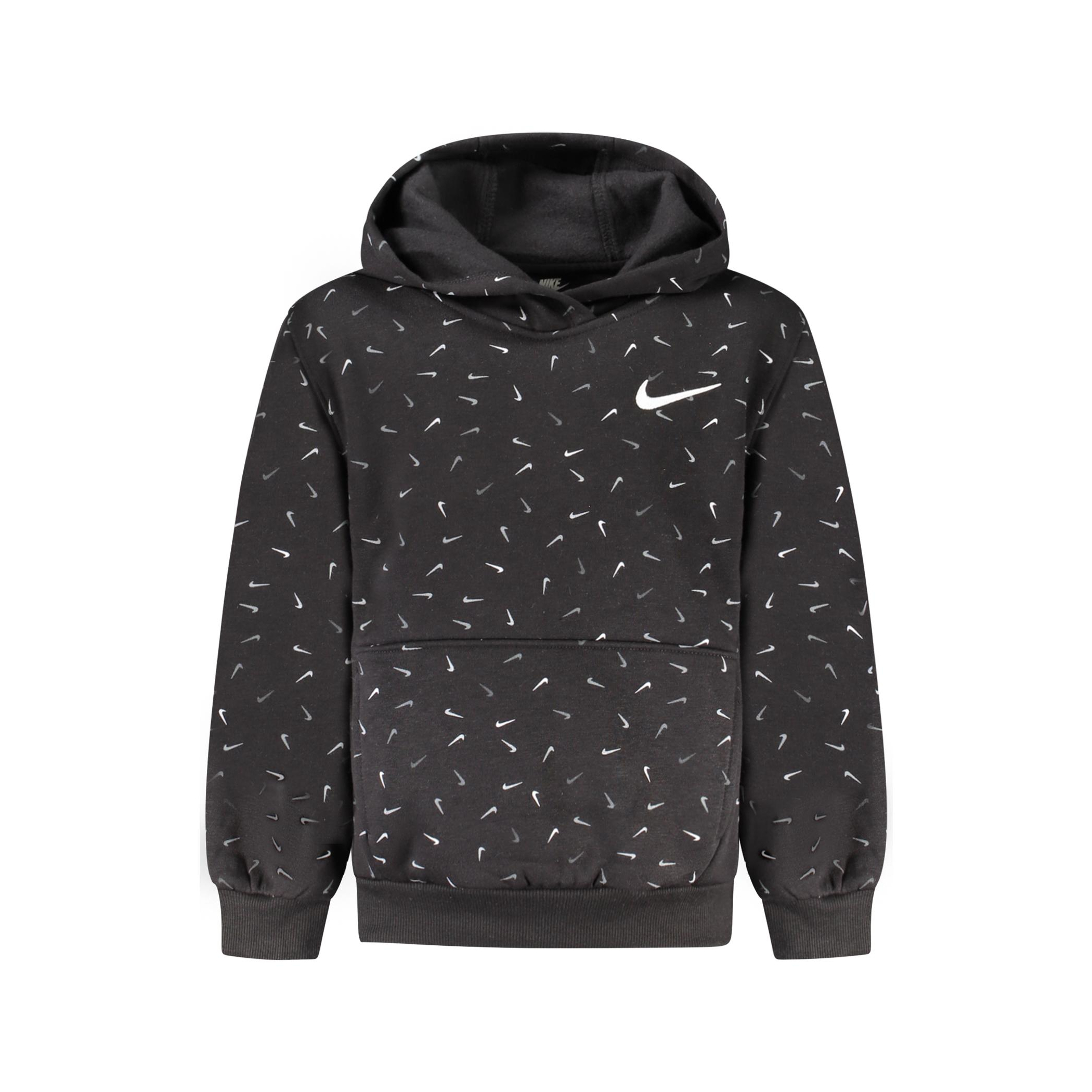 Снимка на Детски черен суитшърт с цип  NIKE