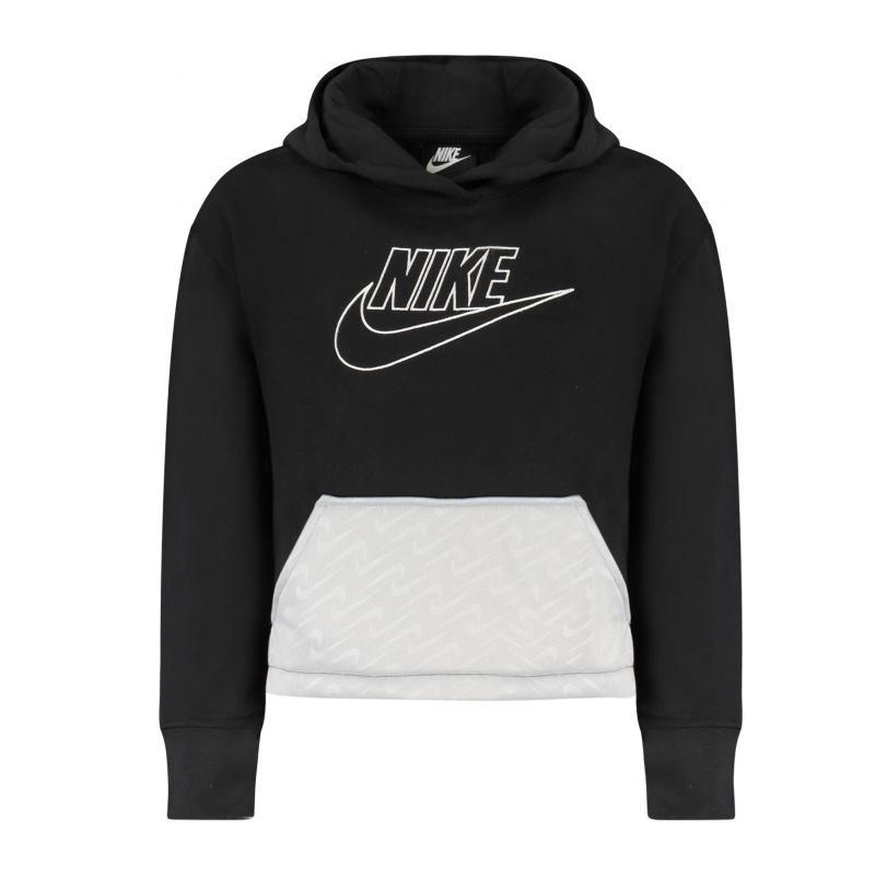 Снимка на Детски черен суитшърт с цип  NIKE 