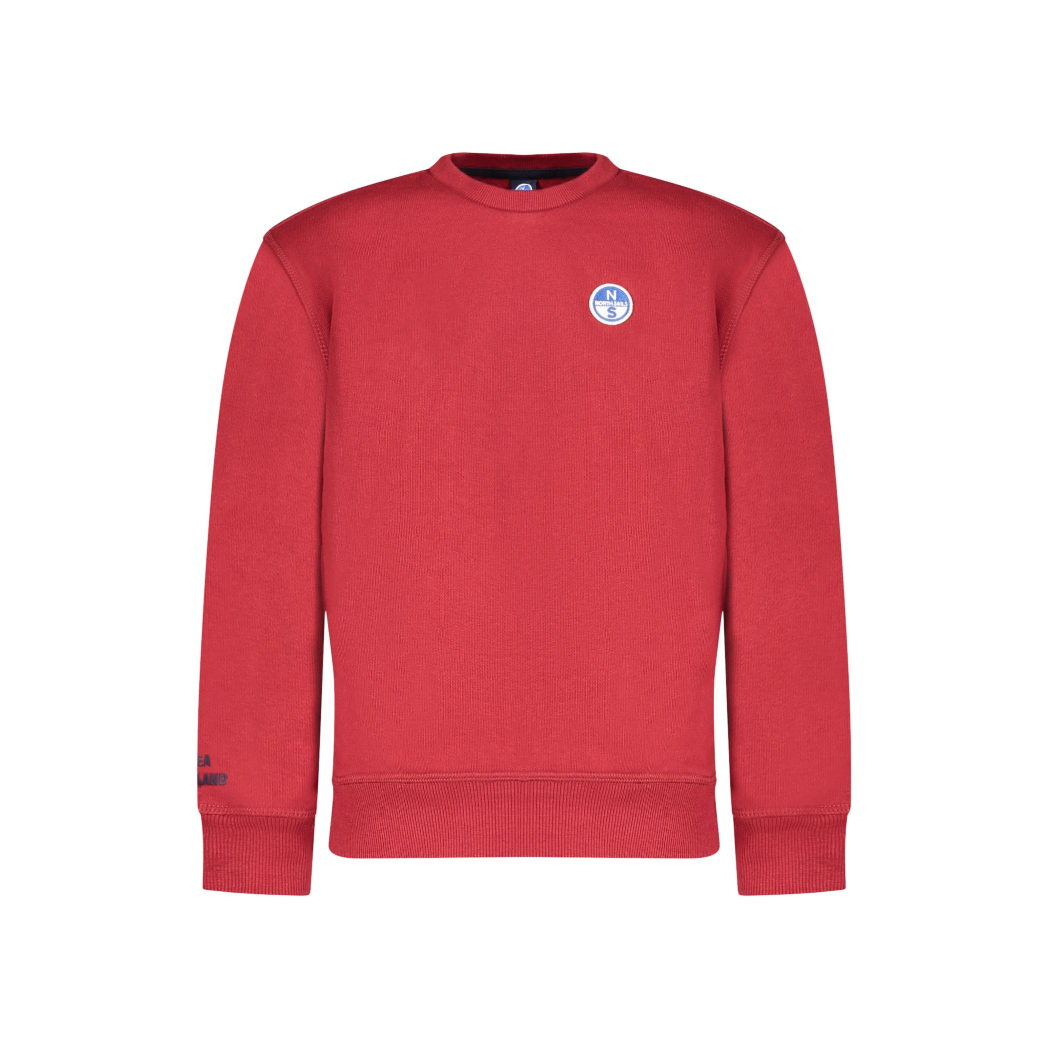 Снимка на Детски червен суитшърт с цип  NORTH SAILS