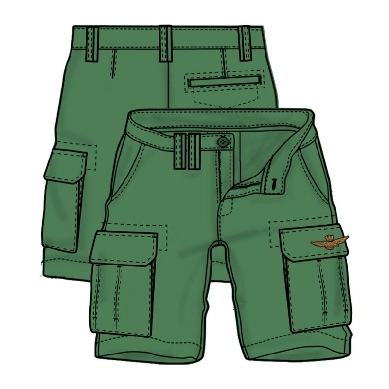 Снимка на Детски къси панталони за момче AERONAUTICA MILITARE 