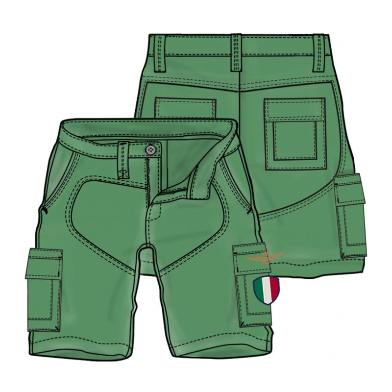 Снимка на Детски къси панталони за момче AERONAUTICA MILITARE 