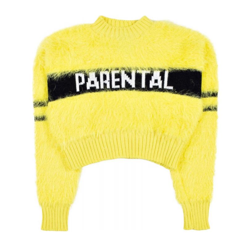 Снимка на Детски пуловер момиче PARENTAL ADVISORY 