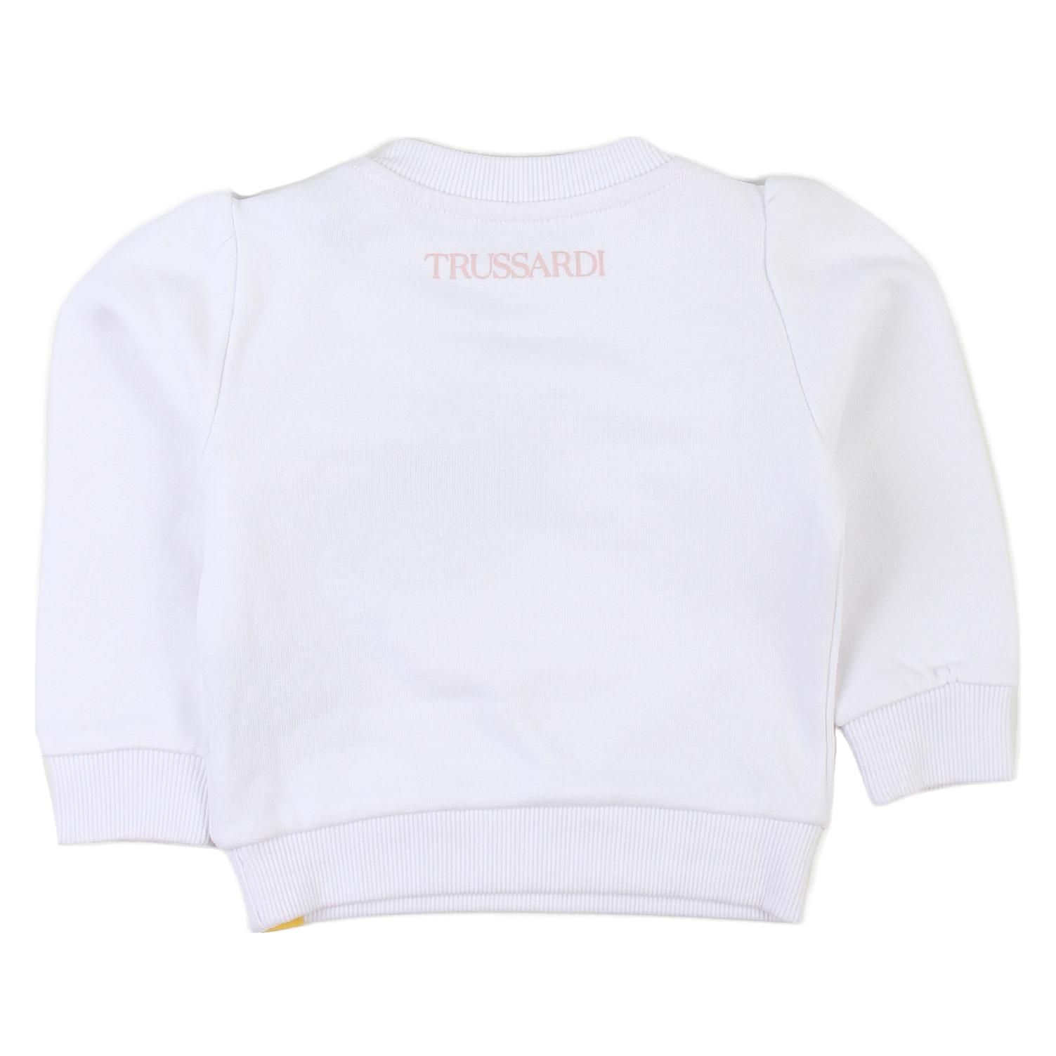 TRUSSARDI KIDS Детски суичър момче цвят бял - OneMoreTrend