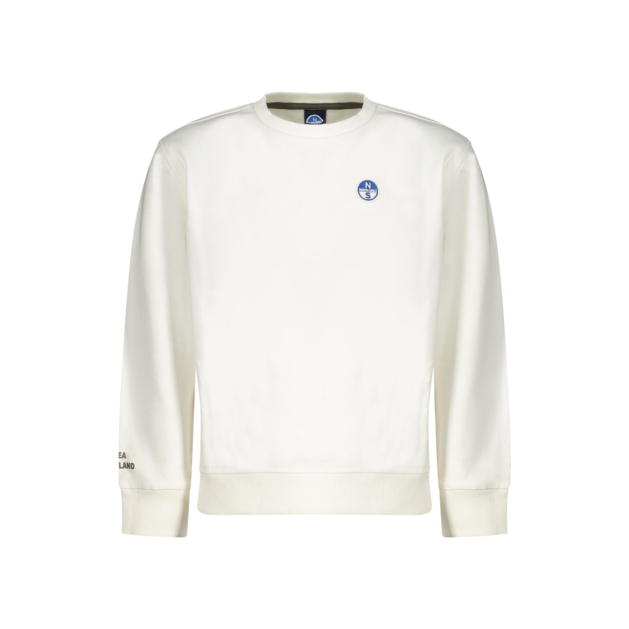 Снимка на Детски суитшър с цип , бял NORTH SAILS