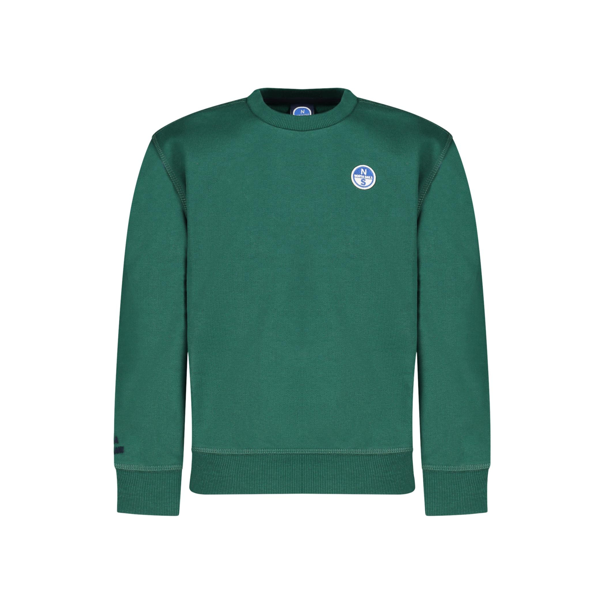 Снимка на Детски суитшър с цип , зелен NORTH SAILS