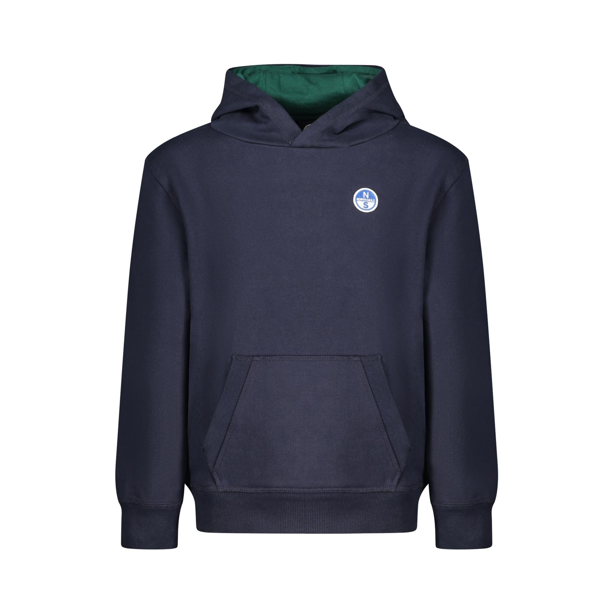 Снимка на Детски суитшър с цип в синьо с цип  NORTH SAILS