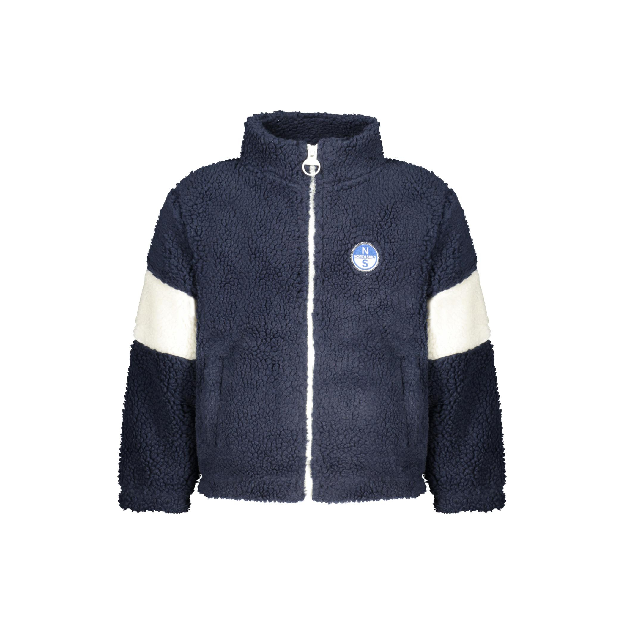 Снимка на Детски суитшър с цип в синьо със серия  NORTH SAILS