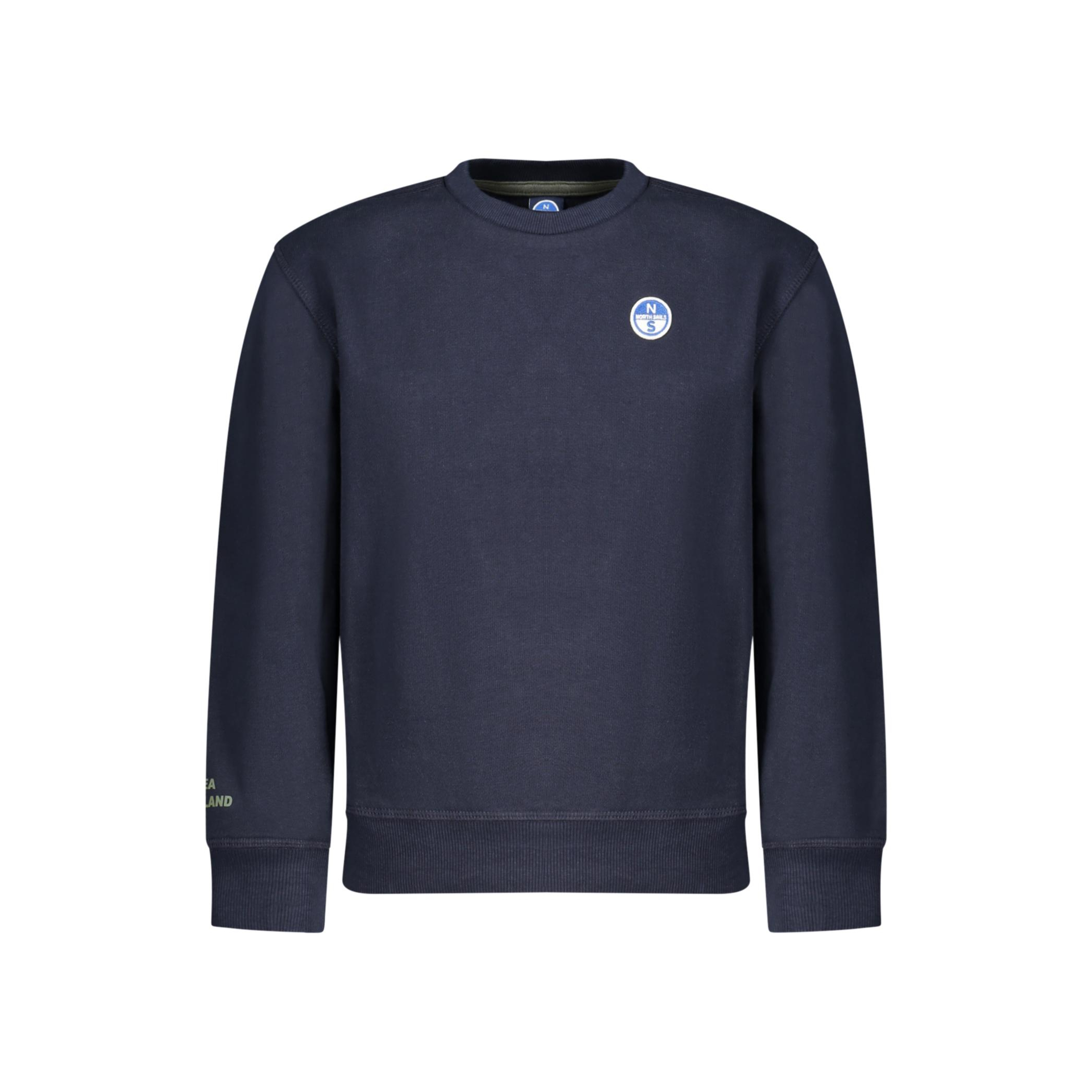 Снимка на Детски суитшър с цип в синьо със серия  NORTH SAILS