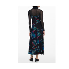 Снимка  на Дълга черна рокля за жени  DESIGUAL 