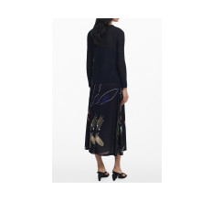 Снимка  на Дълга черна рокля за жени  DESIGUAL 