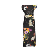 Снимка на Дълга черна рокля за жени DESIGUAL