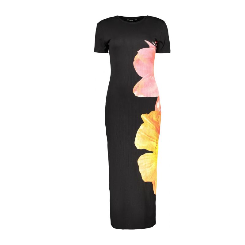 Дълга черна рокля за жени