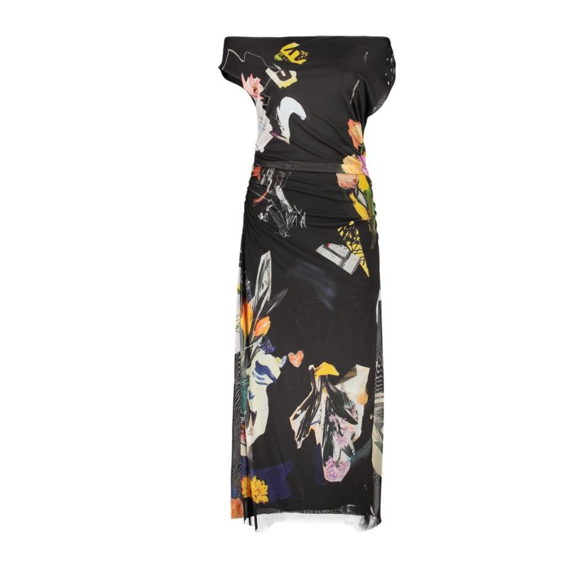 Дълга черна рокля за жени