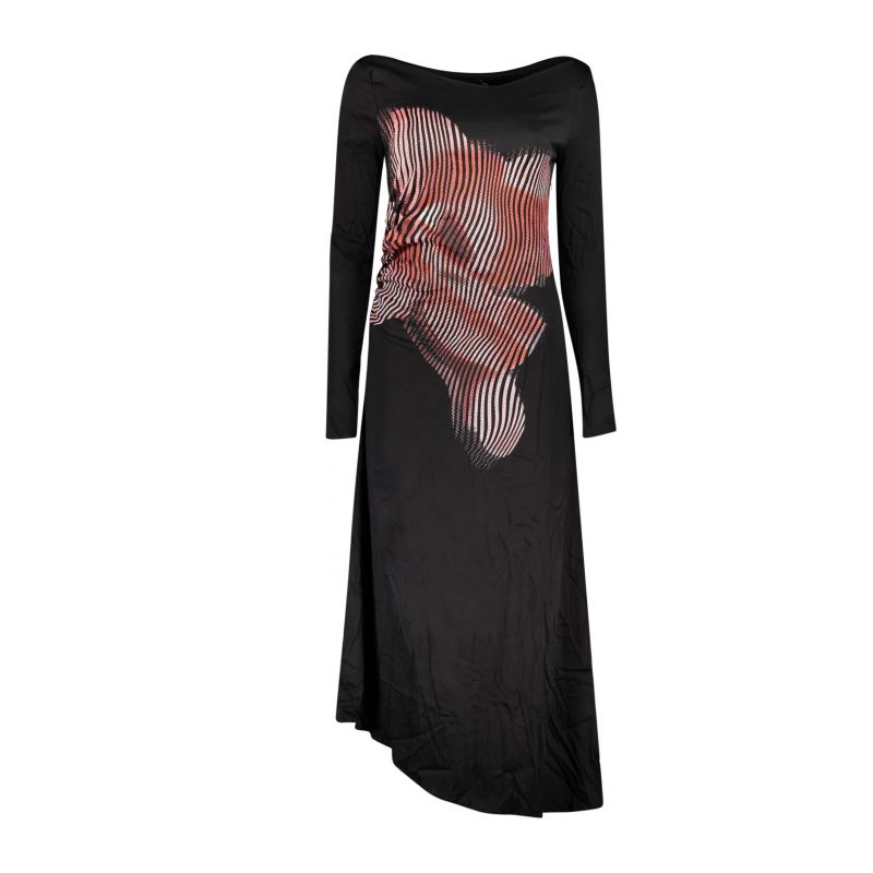 Дълга черна рокля за жени