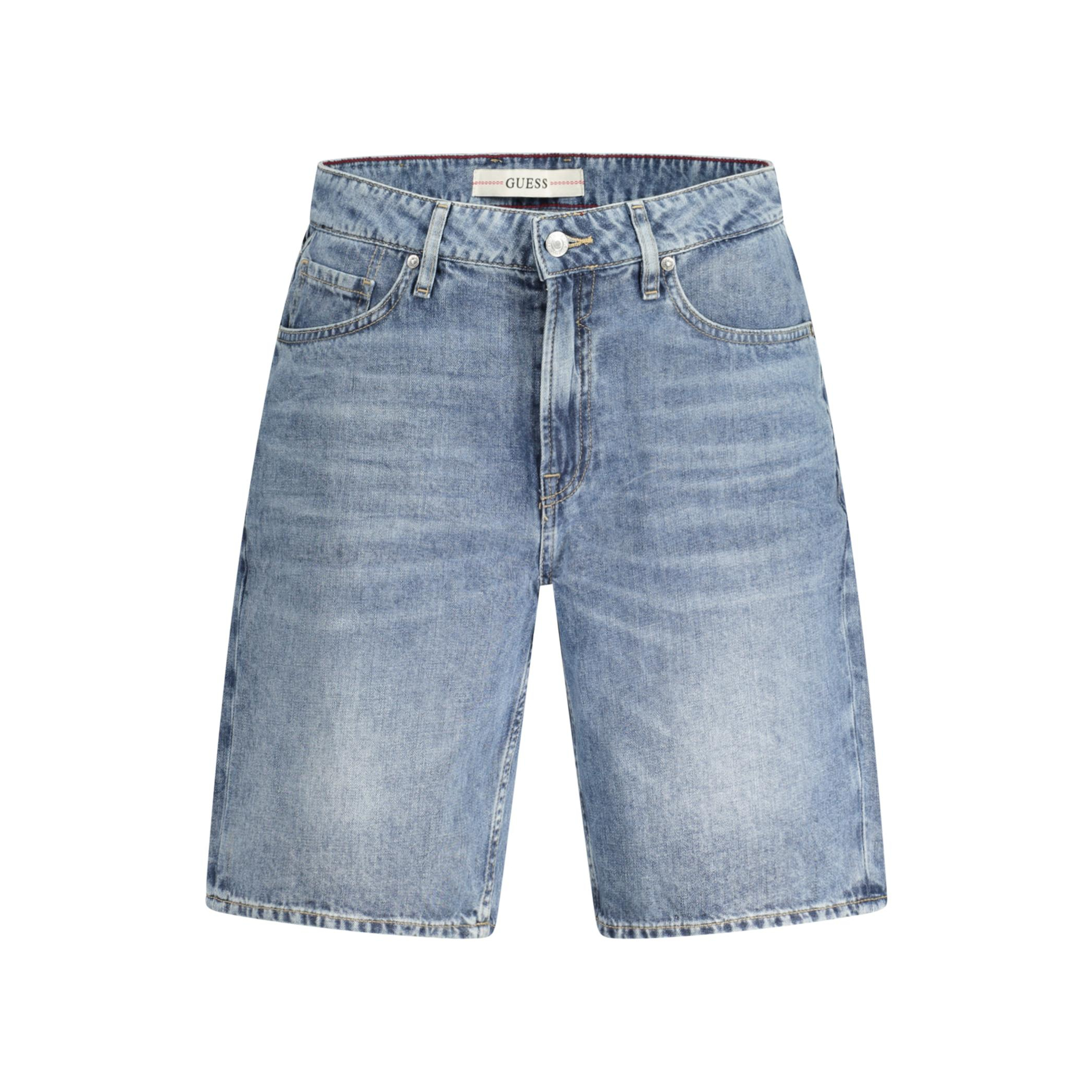 Снимка на Дънки бермуди мъжки сини GUESS