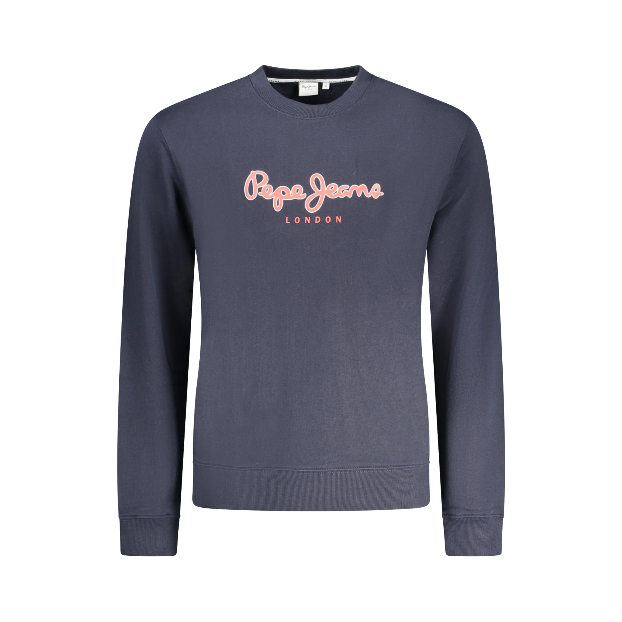 Снимка на Дънков суитшър без цип мъжки син PEPE JEANS
