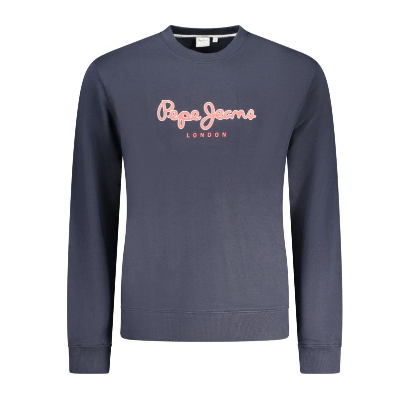 Снимка на Дънков суитшър без цип мъжки син PEPE JEANS 