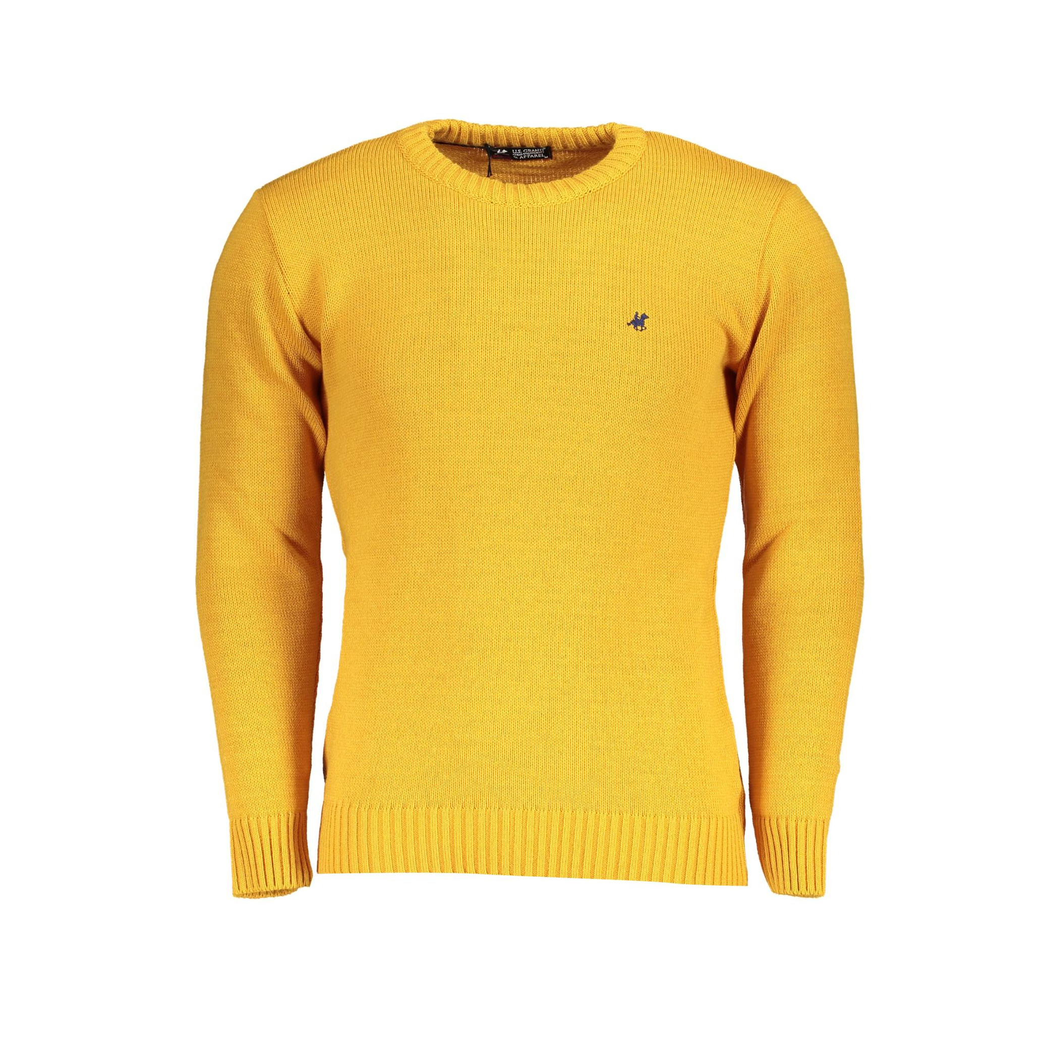 Снимка на Жълт мъжки пуловер us grand U.S. GRAND