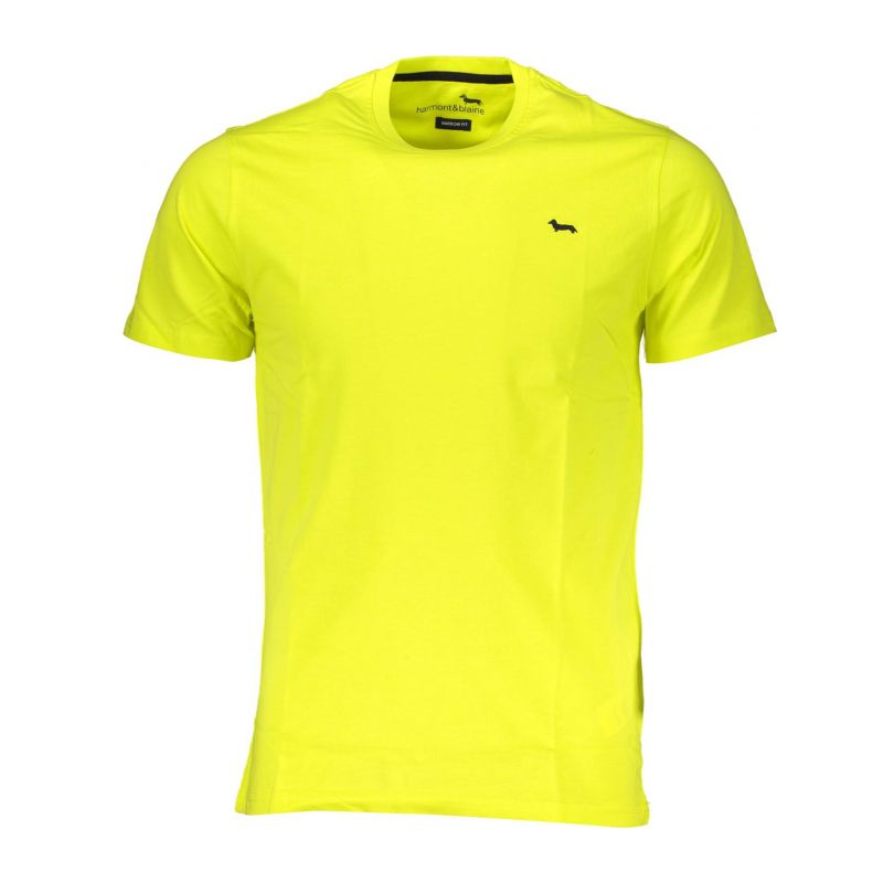 Снимка на Жълта мъжка тениска с къс ръкав harmont & blaine HARMONT&BLAINE