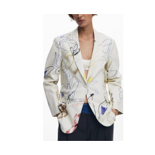 Снимка  на Класическо дамско бяло яке DESIGUAL 