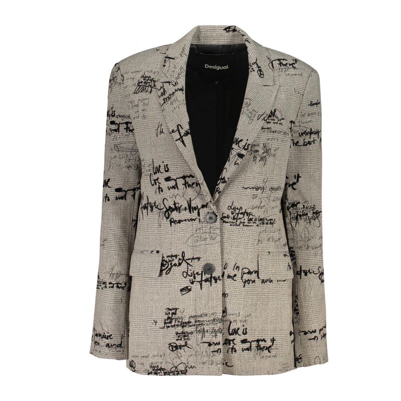 Класическо дамско сиво яке