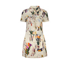 Снимка  на Къса дамска рокля , бяла DESIGUAL 