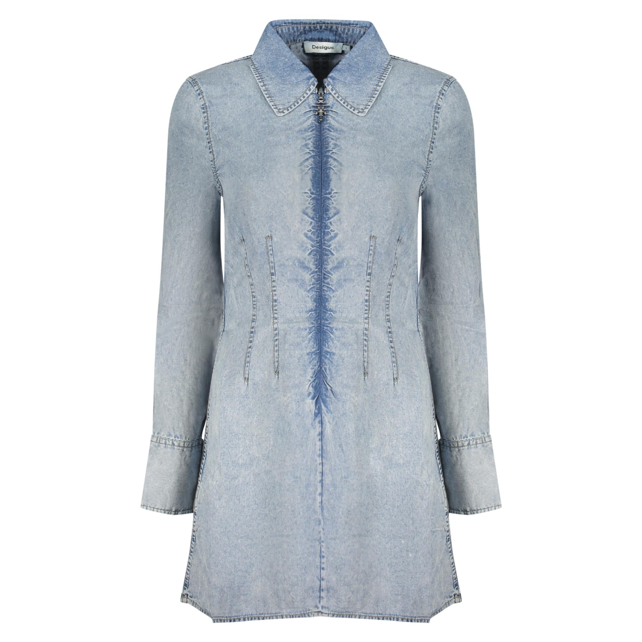 Снимка на Къса дамска рокля , синя DESIGUAL