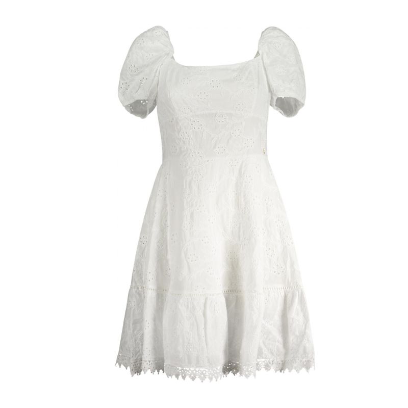 Снимка на Къса рокля дамска бяла GUESS 