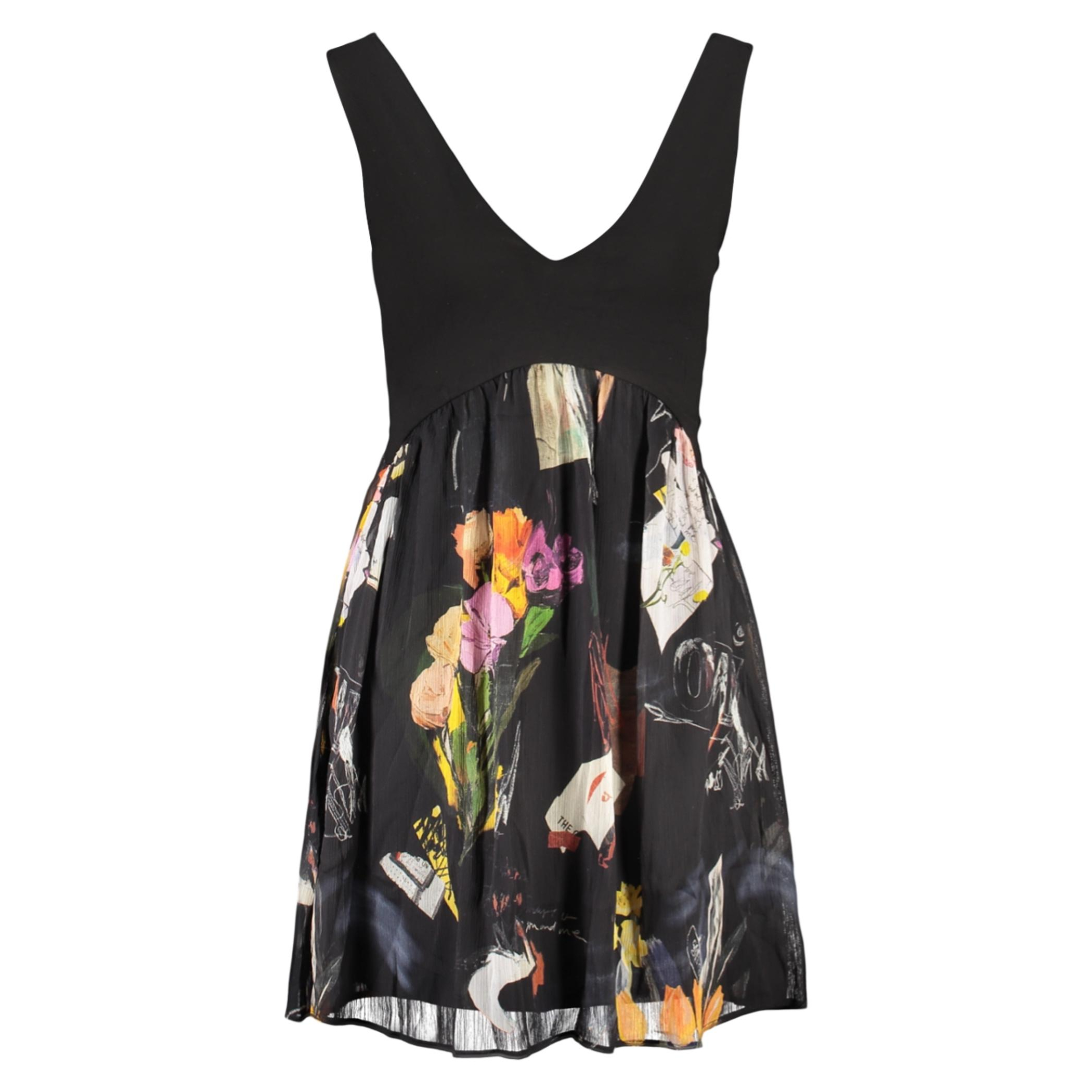 Снимка на Къса рокля за жени в черно DESIGUAL