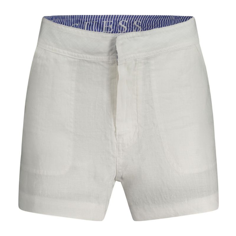 Снимка на Къси панталон дамски бял GUESS 
