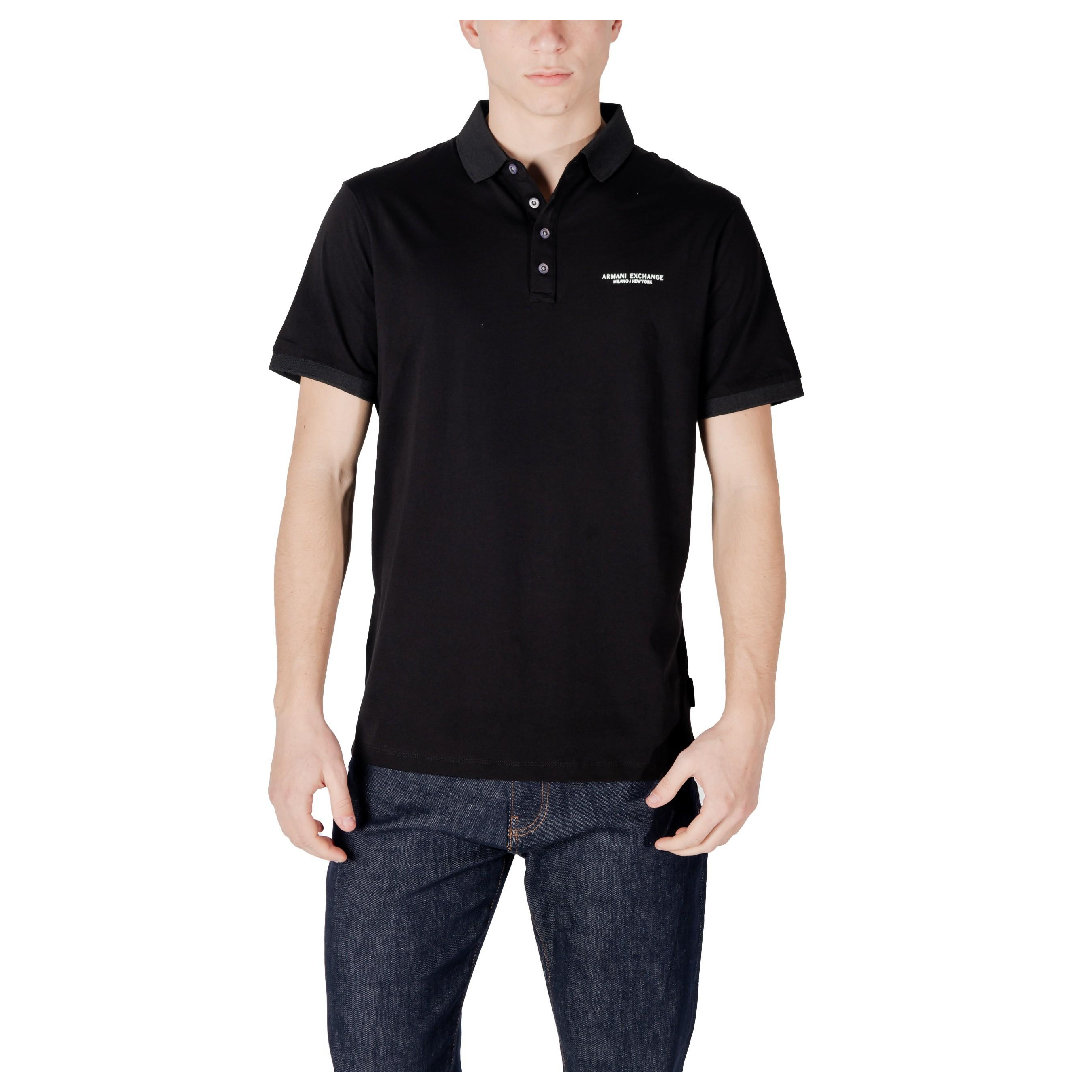 Снимка на Мъжка блуза с яка ARMANI EXCHANGE