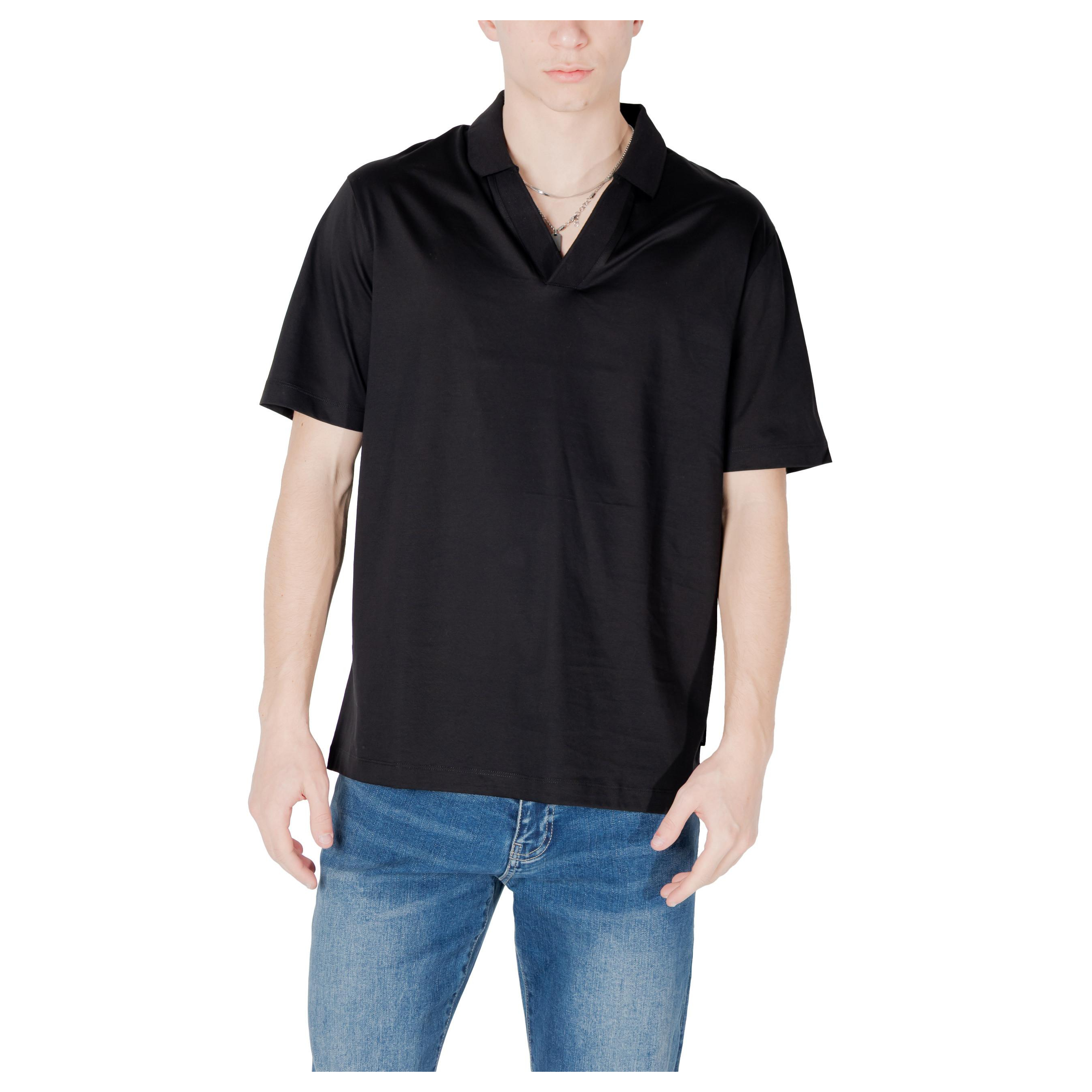 Снимка на Мъжка блуза с яка ARMANI EXCHANGE