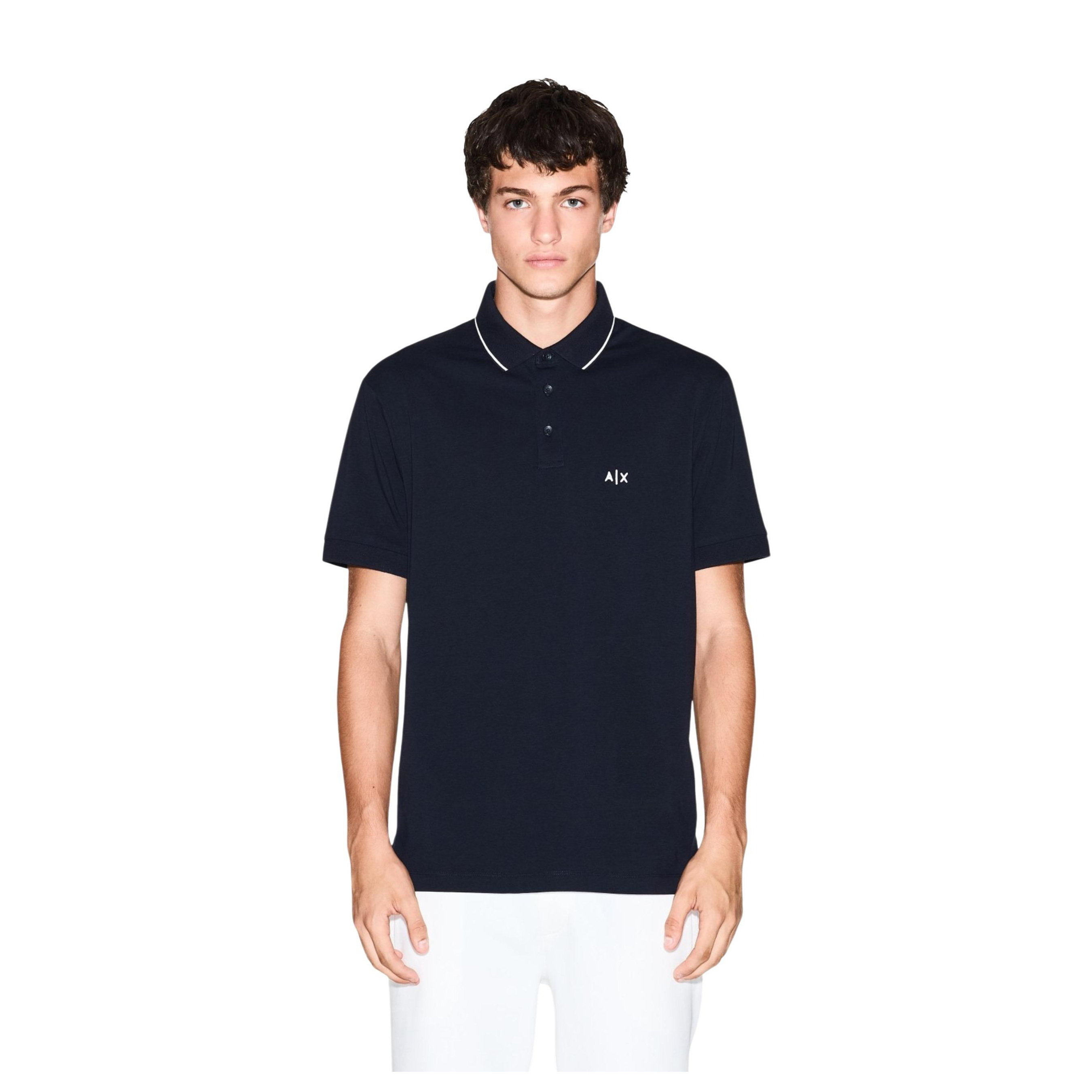 Снимка на Мъжка блуза с яка ARMANI EXCHANGE