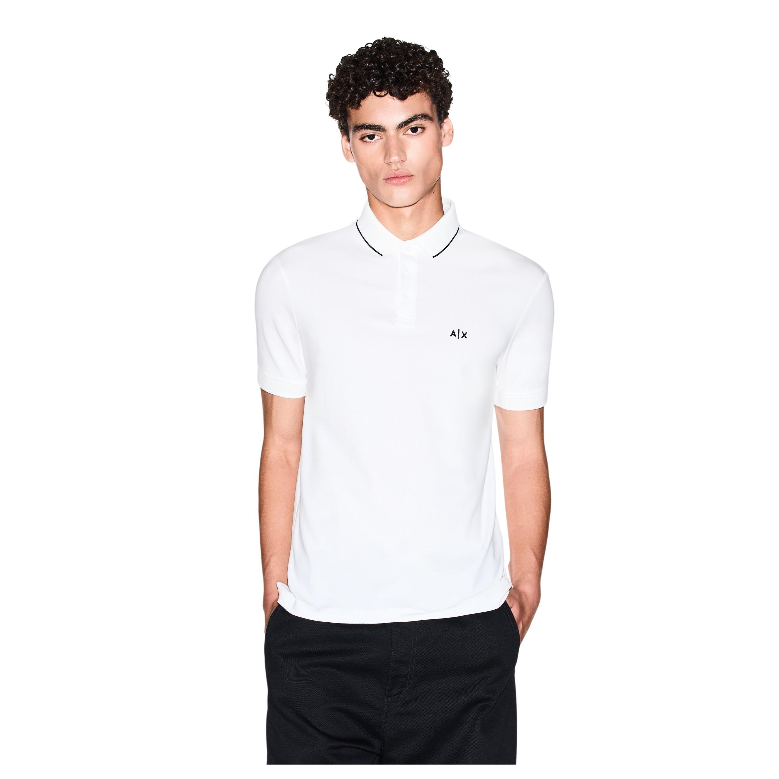 Снимка на Мъжка блуза с яка ARMANI EXCHANGE