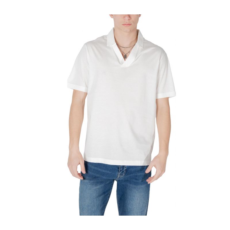 Снимка на Мъжка блуза с яка ARMANI EXCHANGE 