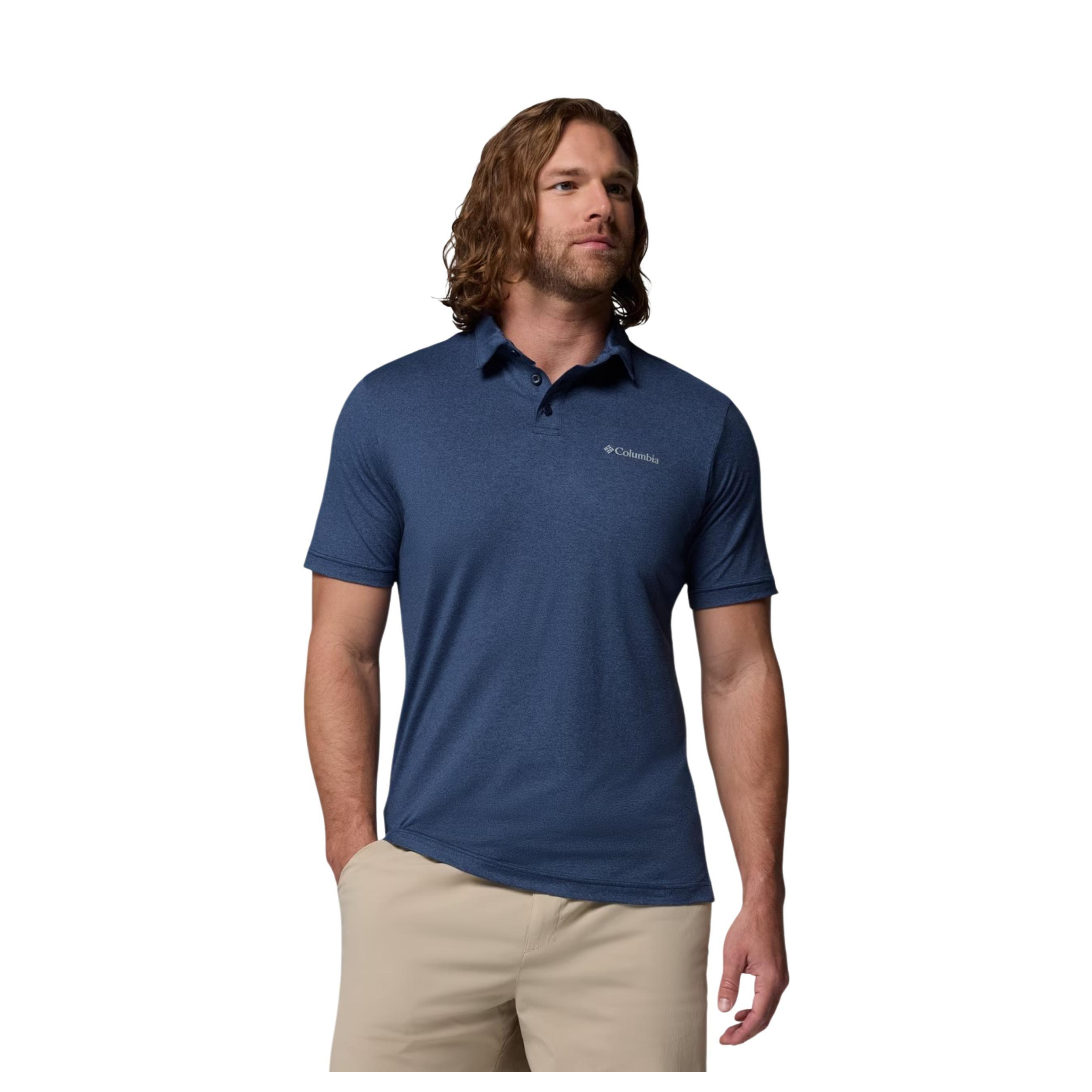 Снимка на Мъжка блуза с яка COLUMBIA