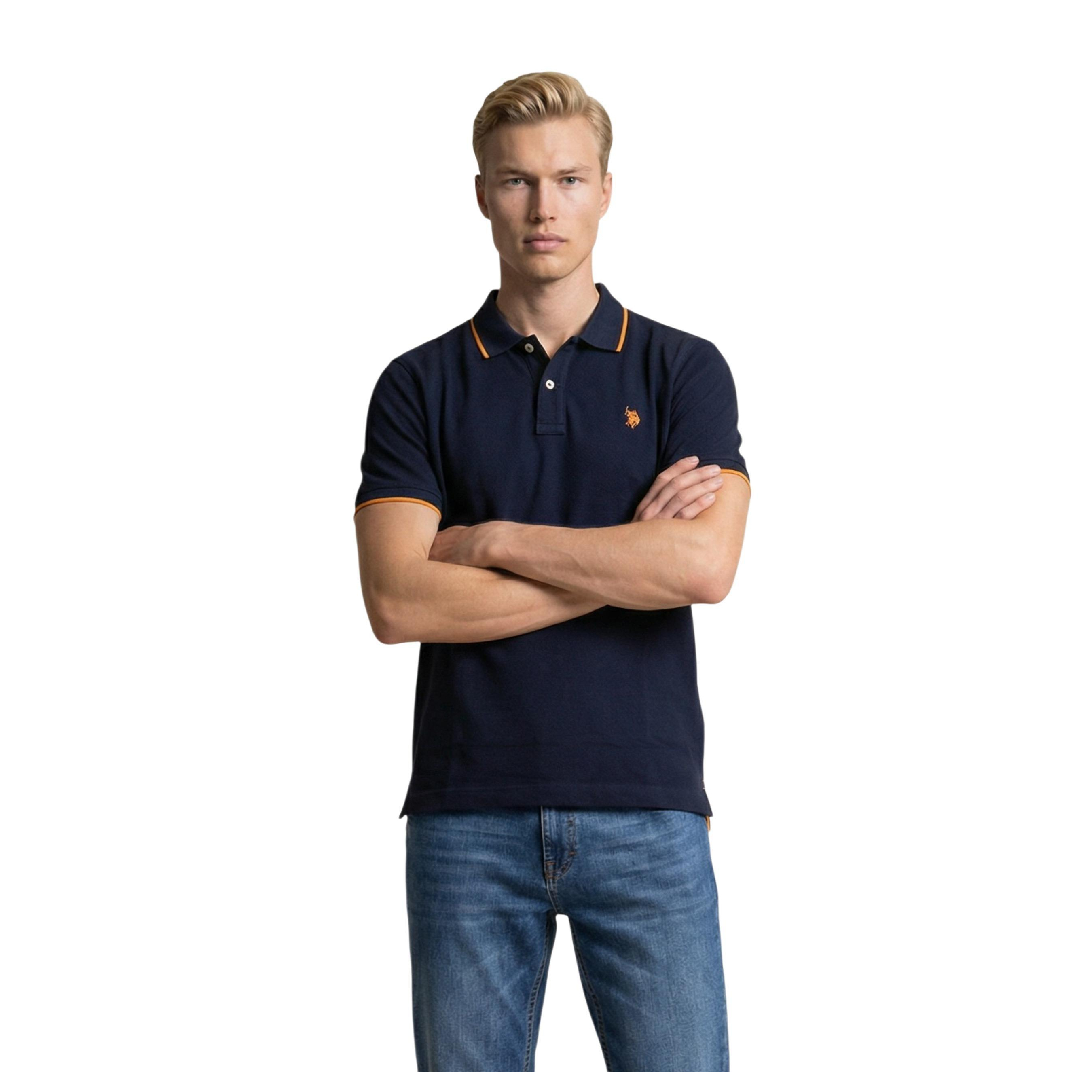 Снимка на Мъжка блуза с яка U.S. POLO