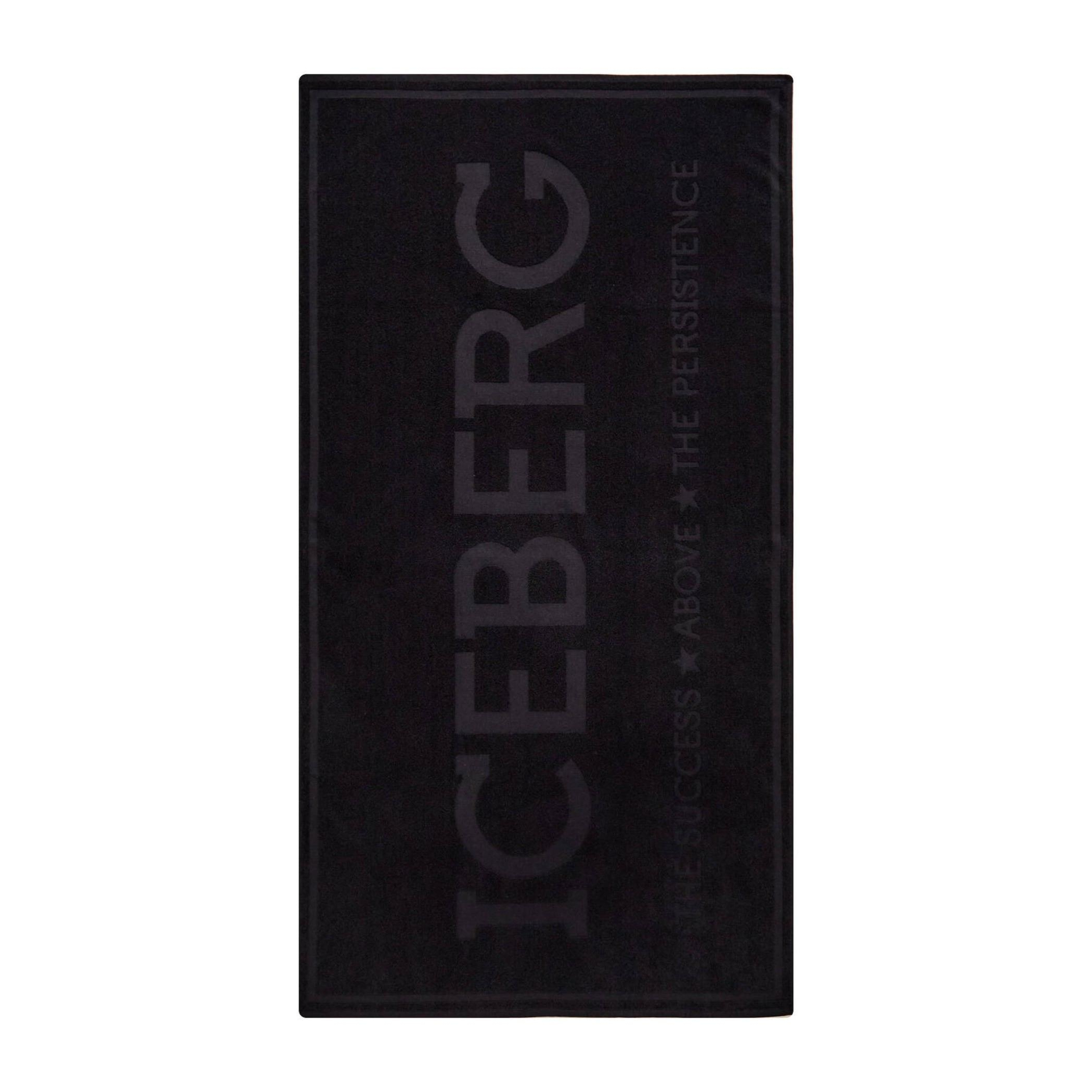 Снимка на Мъжка черна плажна кърпа  ICEBERG
