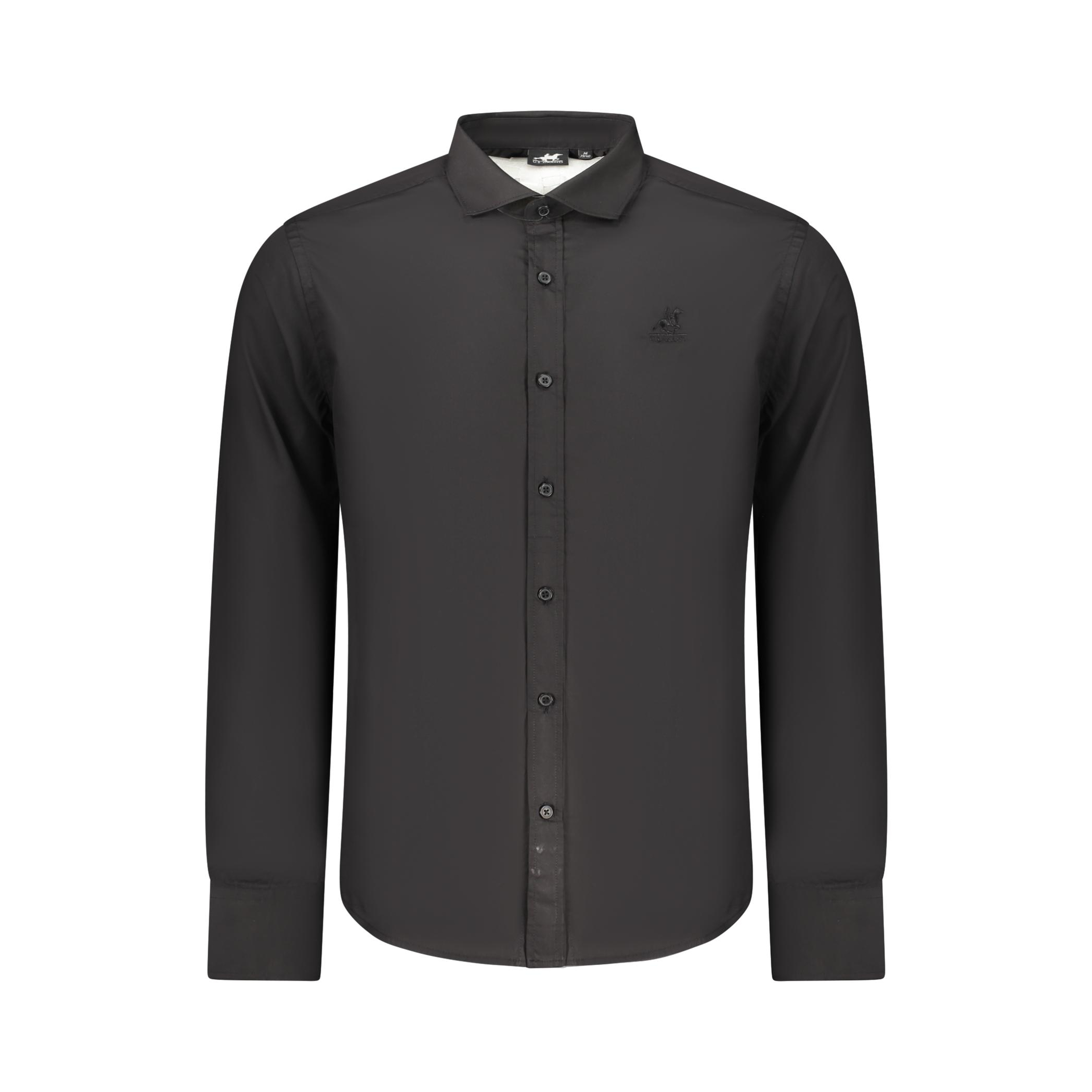 Снимка на Мъжка черна риза с дълъг ръкав us grand U.S. GRAND