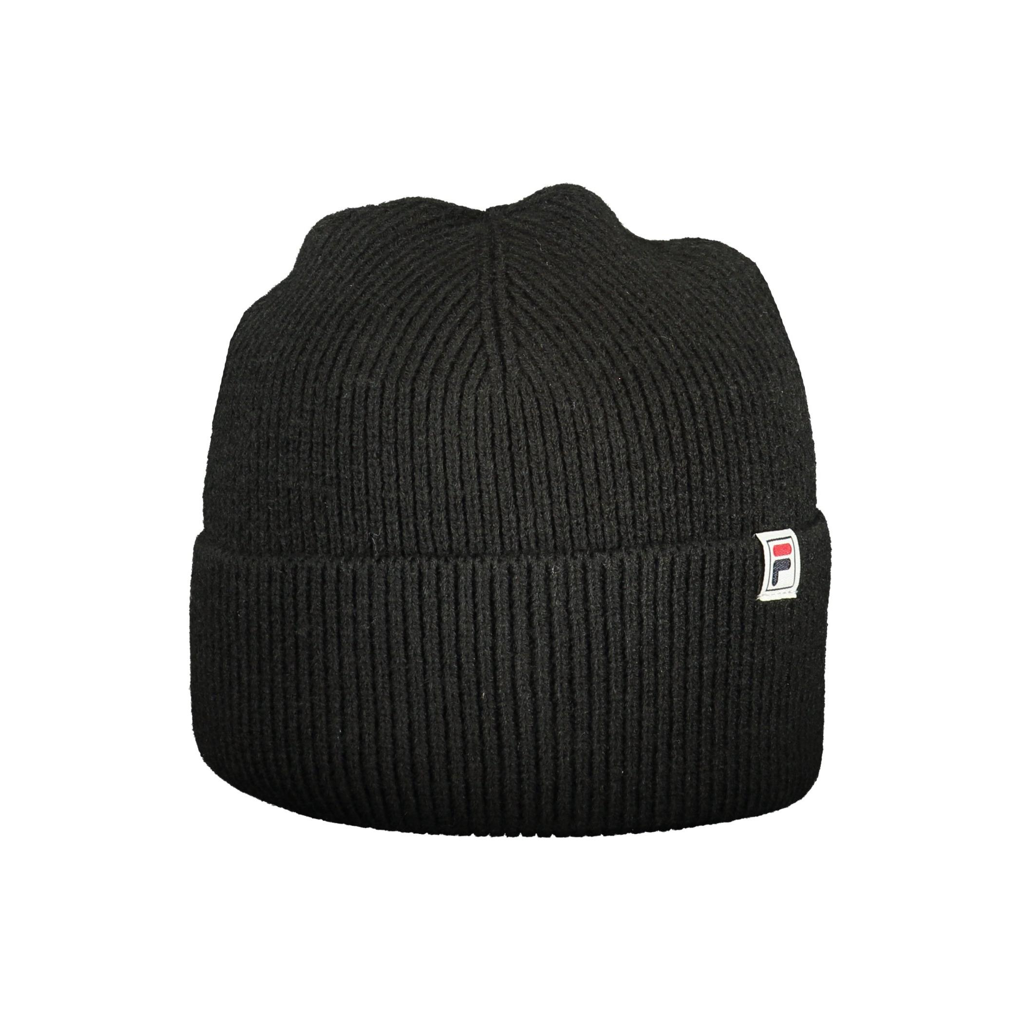 Снимка на Мъжка черна шапка с козирка  FILA