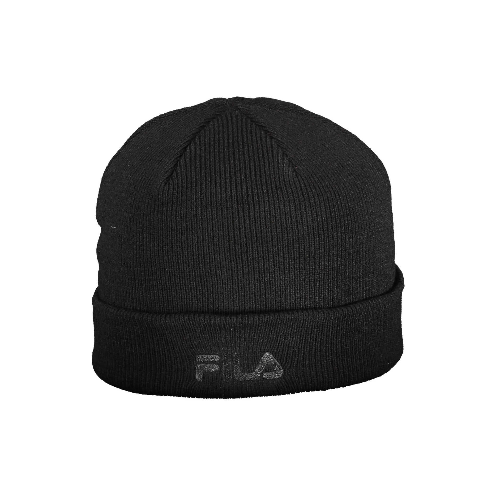 Снимка на Мъжка черна шапка с козирка  FILA