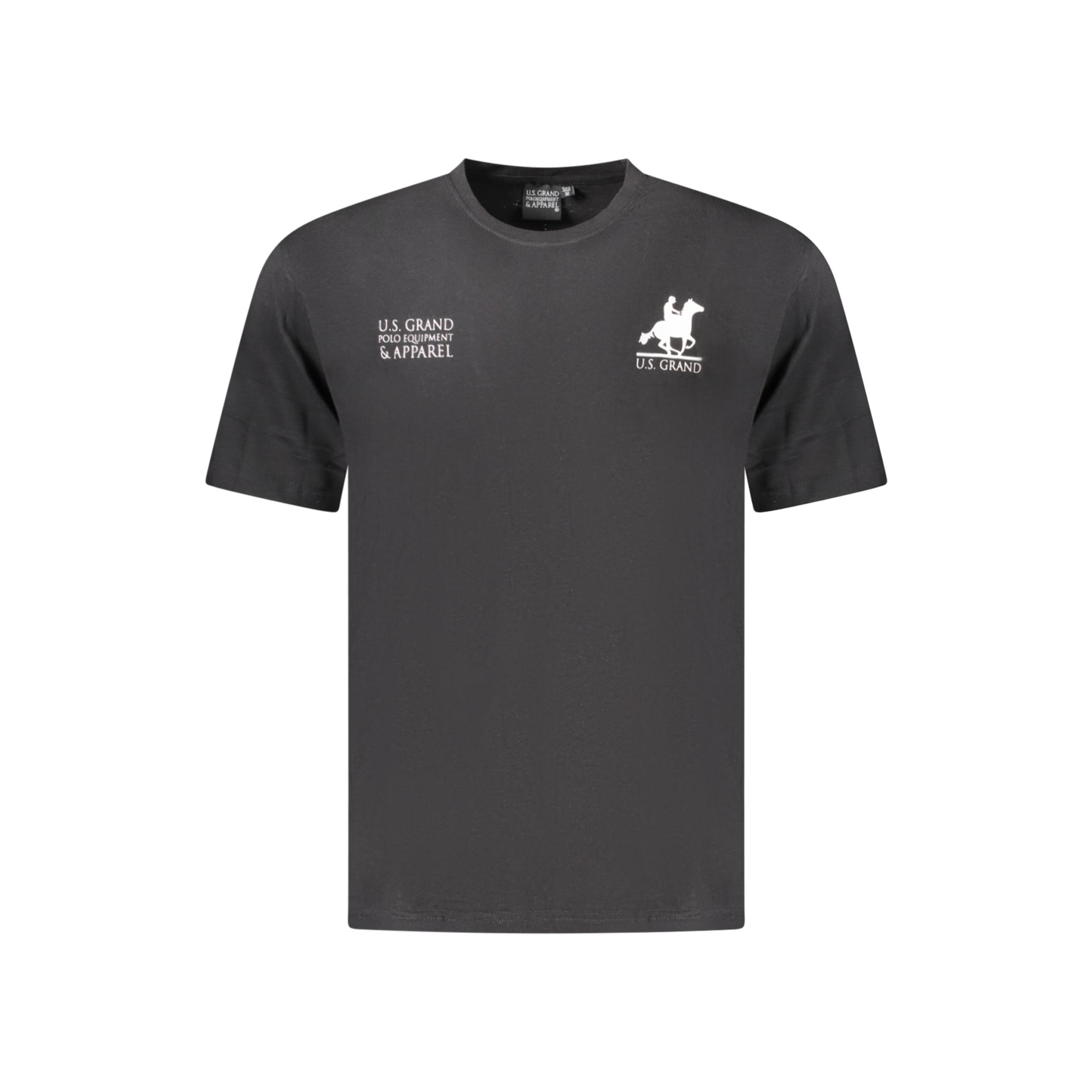 Снимка на Мъжка черна тениска с къс ръкав us grand U.S. GRAND