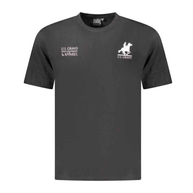 Снимка на Мъжка черна тениска с къс ръкав us grand U.S. GRAND 