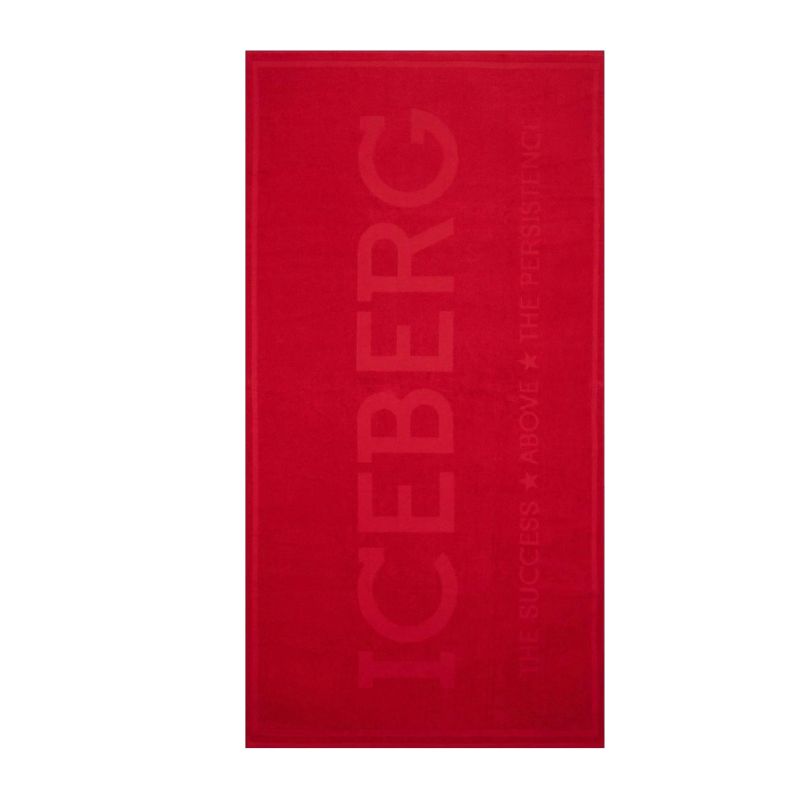 Снимка на Мъжка червена плажна кърпа  ICEBERG 