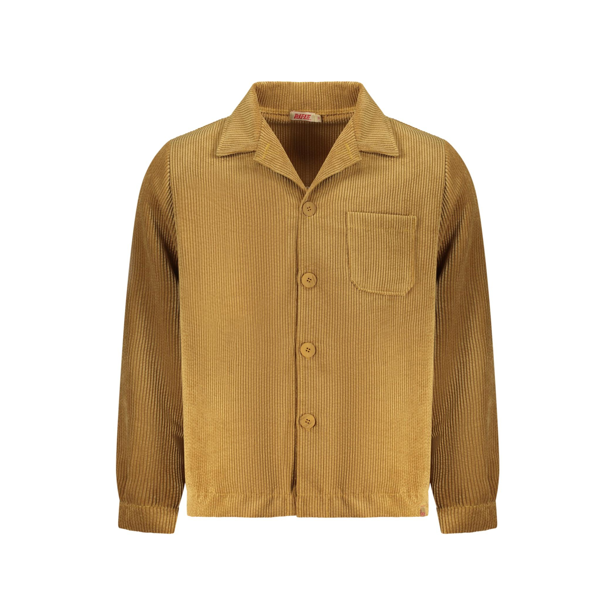 Снимка на Мъжка кафява риза с дълъг ръкав и пушка RIFLE