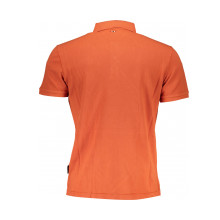Снимка  на Мъжка оранжева поло блуза с къс ръкав NAPAPIJRI 