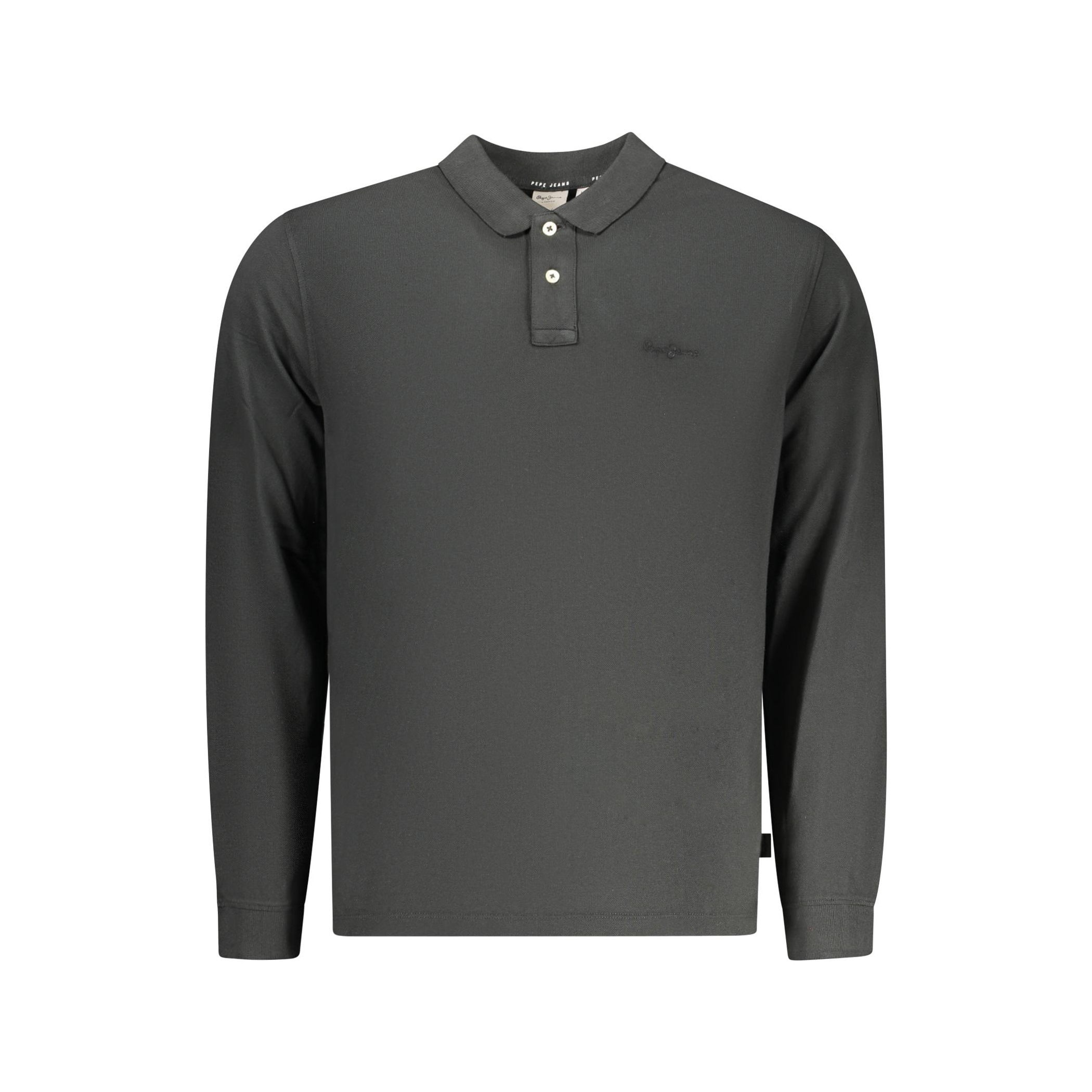 Снимка на Мъжка поло близа с дълъг ръкав , черна PEPE JEANS