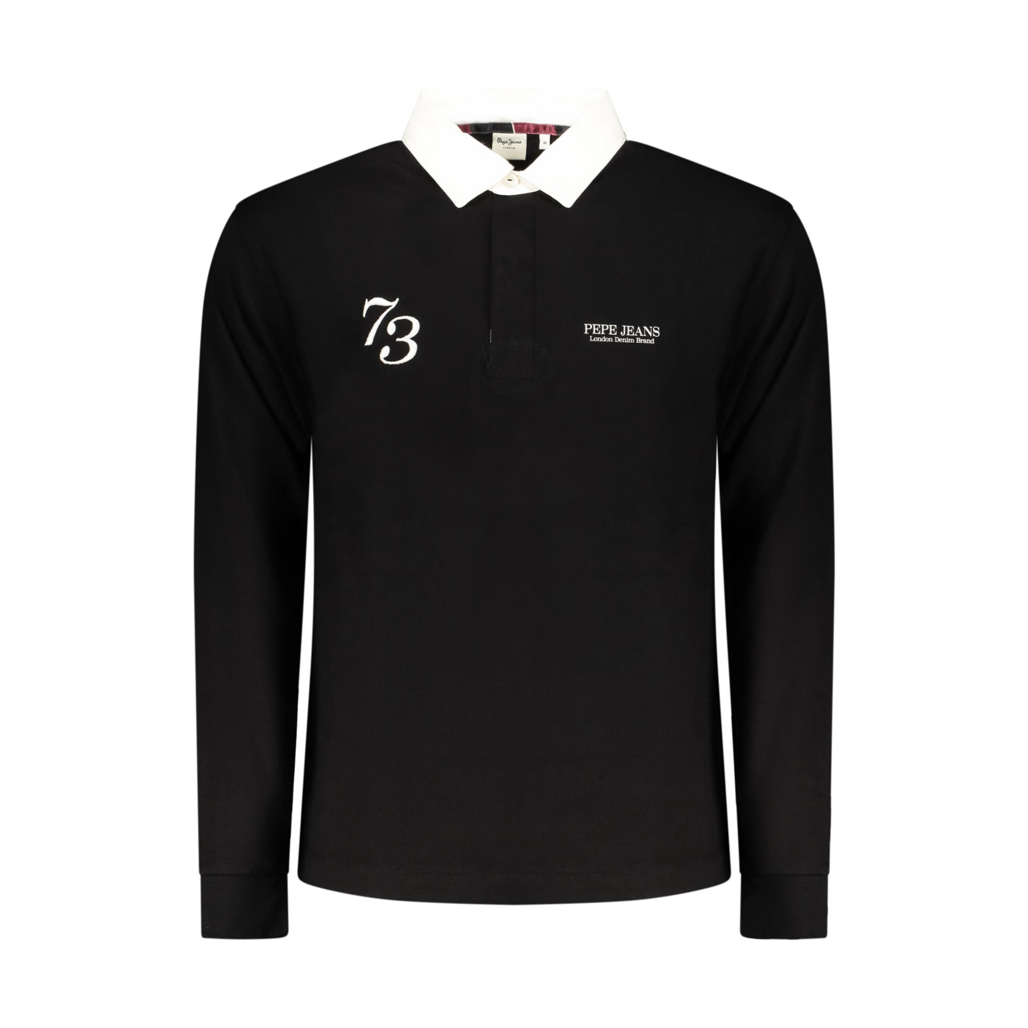 Снимка на Мъжка поло близа с дълъг ръкав , черна PEPE JEANS