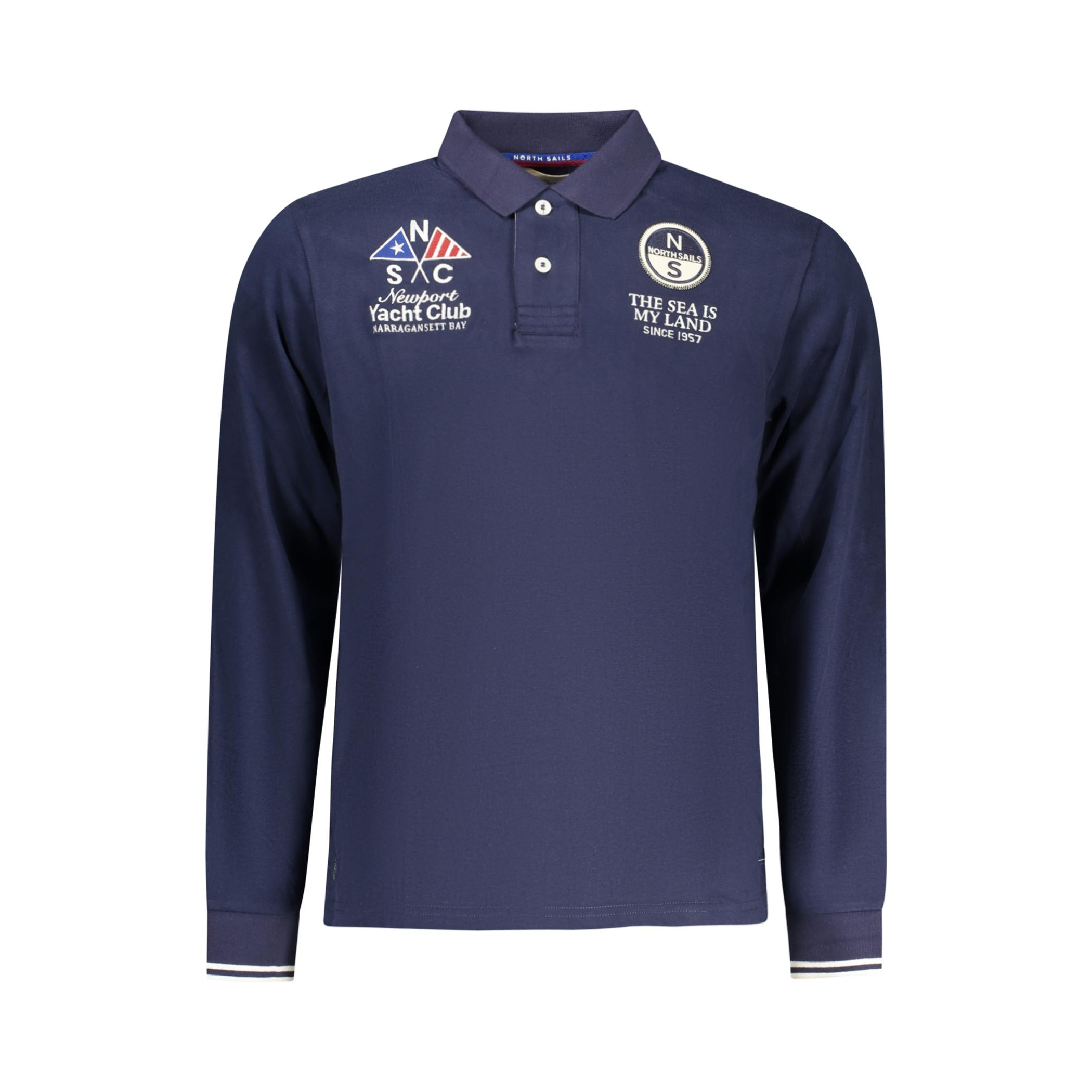 Снимка на Мъжка поло близа с дълъг ръкав , синя NORTH SAILS